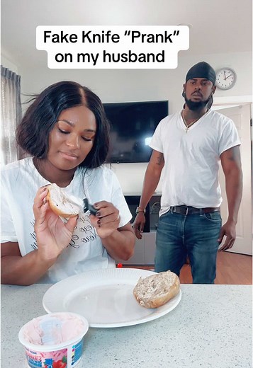 Fearful Moments: Scaring My Husband with a Fake Knife
