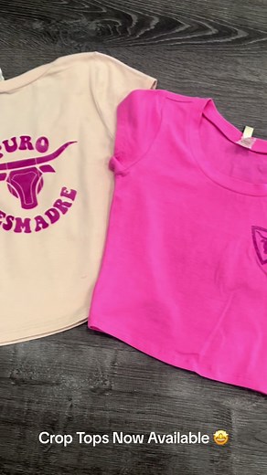 Crop tops now available 🤩 #fyp #viral #purodesmadrebrand
