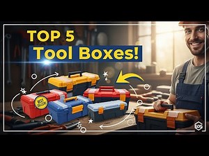 TOP 5 Best Plastic Tool Boxes 2026