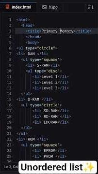 #shorts #newmusic #viral #likeandsubscribe #learnhtml #unorderedlist