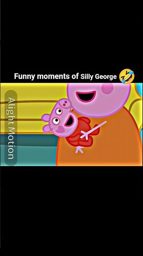 funny moments of silly George 🤣 #edit #trending #myvideo