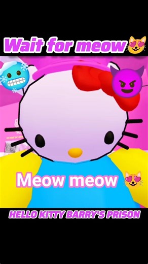🔥ESCAPE HELLO KITTY'S😻 PRISON RUN☠️|#shorts #robloxgames #kitty