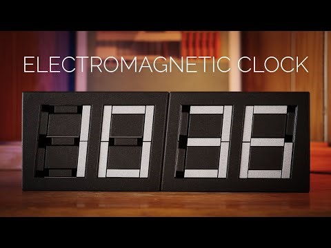 DIY Electromagnetic flip clock with GPS