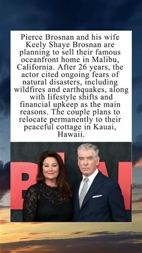 Pierce Brosnan Selling $100M Malibu Mansion #PierceBrosnan #MalibuRealEstate