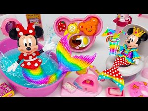 Ultimate Minnie Mouse Surprise Collection ASMR🎀 Satisfying Unboxing Mermaid Bath & Kitchen Toys