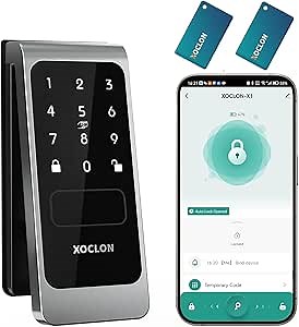 Finger Vein Smart Door Lock, Keyless Entry Door Lock, Electronic Keypad Deadbolt, Biometric Smart Locks for Front Door, Anti-Peeking Password, Easy Install