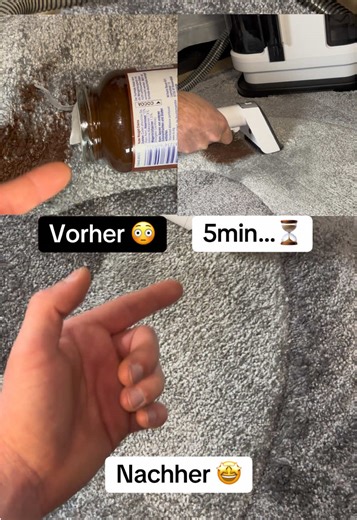 Diese Stoffreinigungsmaschine ist die Rettung für Flecken auf Teppichen oder Sofas…💁‍♂️🤩 #reinigung #haushaltstipps #teppich #fleckenentfernung #staubsauger