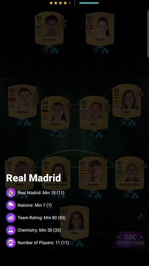 Marcelo - Real Madrid - Madfut 26 SBC Solution