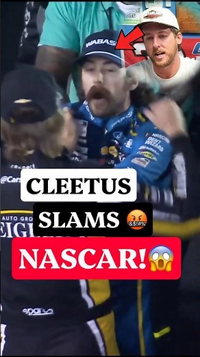 CLEETUS MCFARLAND ON THE BLANEY VS CARSON FIGHT! #nascar 😱