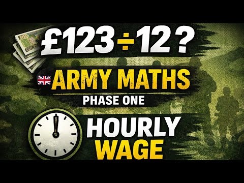 Hourly Wage Maths Question | British Army Phase-1 | Easy Method