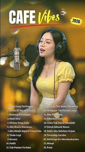 Kompilasi Lagu Cafe Vibes 2026 Terbaik - Serana, Pedih, Terendap Laraku (Full Album Akustik Santai)
