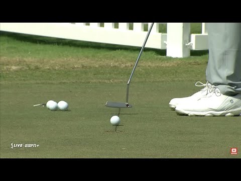 Russell Henley / Chalk-Line Putting Drill w/ Analysis and How-To Directions