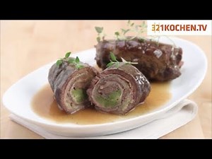 Rezept: zarte, saftige Rinderrouladen selber machen