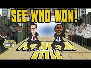 OBAMA ROMNEY GANGNAM STYLE Results Show