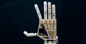 This robotic hand is capable of translating sounds into sign language