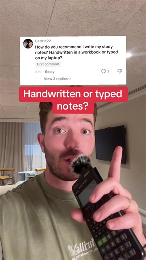 Should you hand write or type your notes? #study #exam #school #studytok #studytips