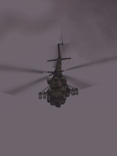 North Korean Mi-8 helicopter vs Ukrainian anti-aircraft tank - Military Simulation ArmA 3