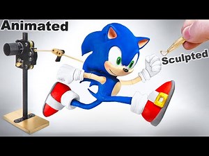I Sculpted Sonic the Hedgehog in Clay and Animated Him in Stop Motion!