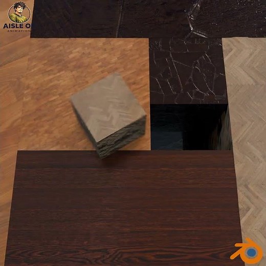 Infinite Cube Loop 🎲 | Super Satisfying 3D Animation | Endless Dice Roll | 3D Blender Animation