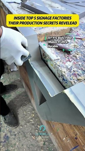 Signage Manufacturing#putty #signmaking # #signfabrication