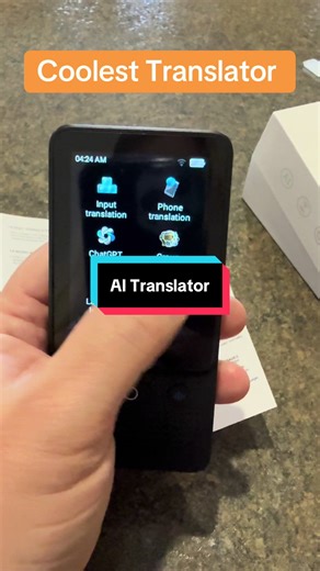 This is the coolest AI Translator to have on hand. Perfect for traveling to different places and be able to communicate #aitranslation #translator #communication #tiktokshopcreatorpicks #newyearnewme