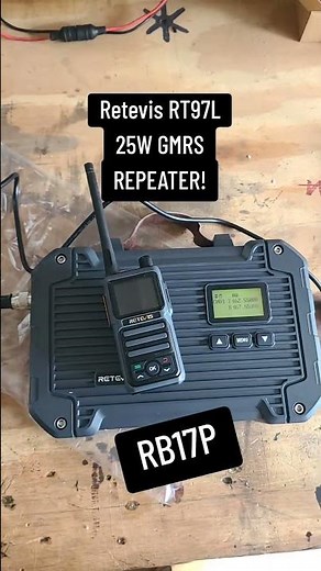 Retevis RT97L Ready to repeater #gmrs #repeater #retevis