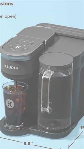 Keurig K-Brew + Chill Iced & Hot Single-Serve Coffee Maker – QuickChill Technology, MultiStream ,