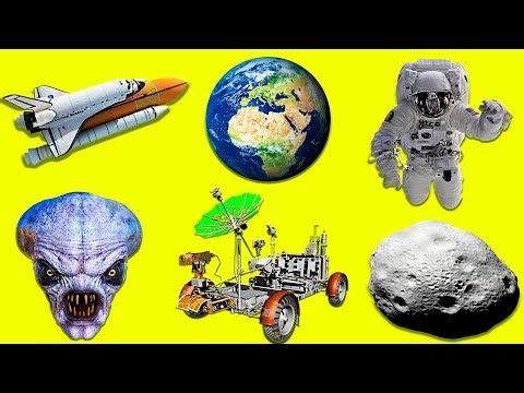 Learn Space | Learn Names and Sounds of SPACE Transport for Kids