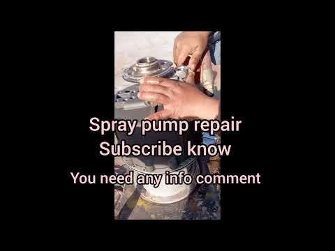 Spray pump repair #repairing #spraymachine
