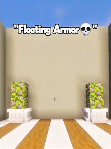 Floating Armor Trick in Minecraft