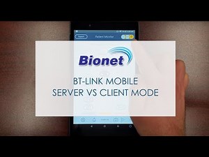 Bionet BT-Link Mobile - Server vs Client Mode