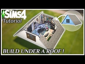 The Sims4 | How to build a functional attic | Tutorial | Speedbuild