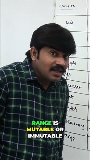 Python Range: Immutable Sequences Explained Simply #shorts