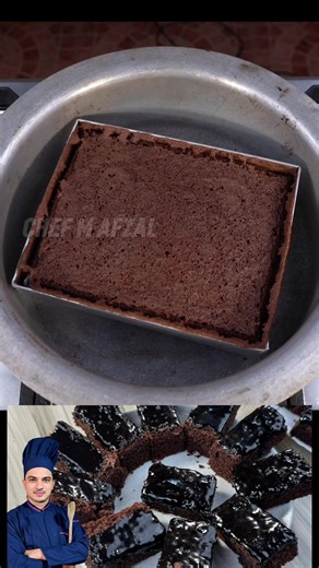 Bakery Style Chocolate Borwani Recipe by Chef M Afzal