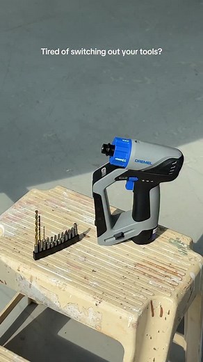 51 reactions | It’s called the MULTI-Drill for a reason  #dremel #dremelblueprint #diy #homereno #home | Dremel | Facebook