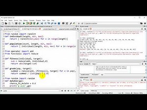 Python Genetic Algorithm 06 Function Mutate