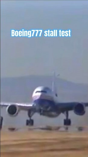 B777 stall test