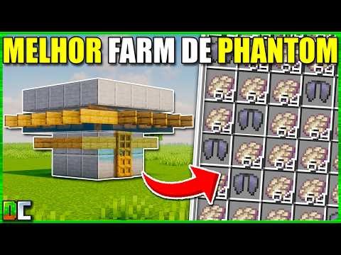 MELHOR FARM de PHANTOM do Minecraft 1.21/26.1+! (CONSERTE SUA ELYTRA)