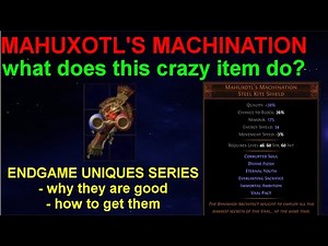 Endgame Uniques - Mahuxotl's Machination - What Does This Item Even Do? - Path of Exile POE