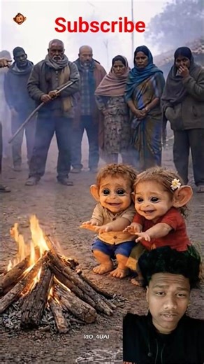 Baby Monkey Rio Sister Won a Rangoli Competition... What He Did Next Made Everyone Cry#sankranthi