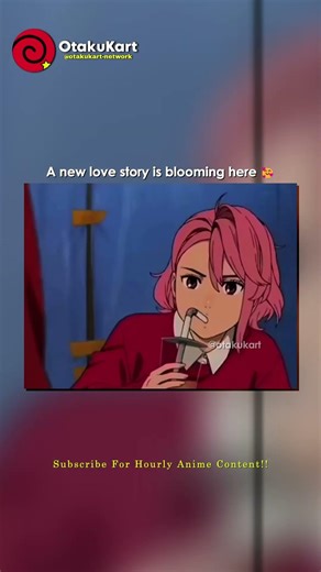 A new love story is blooming here 🥰 #anime #dandadan #love