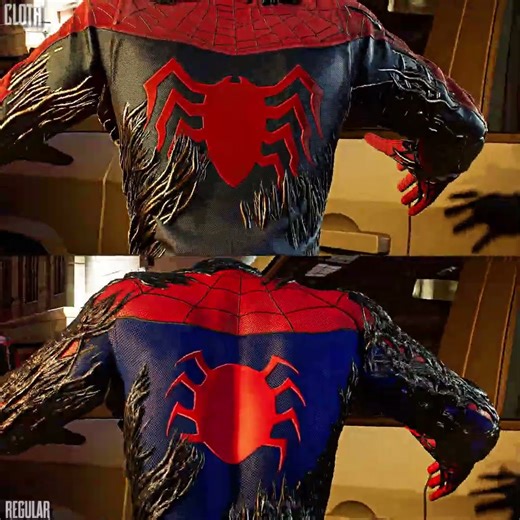 Cloth vs Regular Symbiote | Marvel's Spider-Man 2