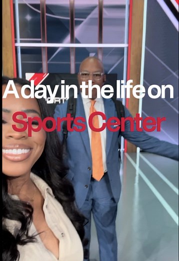 Jay Harris's First SportsCenter & BTS with Keiana Martin