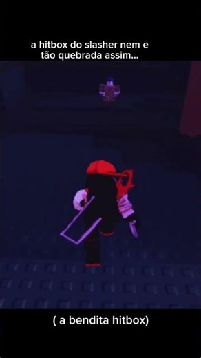 a hitbox do slasher braba #roblox