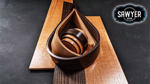 Creating a wooden sculpture that defies logic