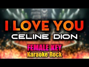 KARAOKE ROCK I Love You (Celine Dion) SiameseCat Karaoke Rock