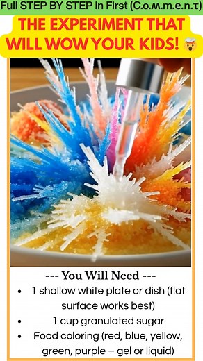 Make Your Own Fireworks Rainbow Sugar Explosion at Home Looking for a dazzling science activity that kids will love? This Fireworks Rainbow Sugar Explosion is fizzy, colorful, and absolutely mesmerizing. With just a few simple ingredients, you can create a swirling rainbow of color and bubbles right on your kitchen table! | Kira Recipes