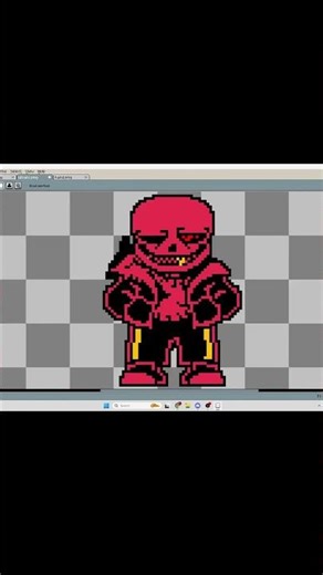 [ UNDERFELL ] Sans Sprite #undertale #sans #genociderun #underfell #pixelart #art #deltarune