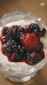 Ree swaps in slightly sweetened, whipped cottage cheese for a lighter take on berries and cream 🍓✨So simple, so good! Get more recipes from The Pioneer Woman - Ree Drummond, Saturdays at 10a|9c and stream on Max: https://streamonm.ax/49k0byb! #StreamOnMax Get the recipe: https://foodtv.com/4gDHM1H | Food Network
