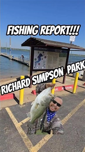 FISHING REPORT LAKE ARLINGTON RICHARD SIMPSON PARK #trending #fishing #sports #dfw #kayakfishing